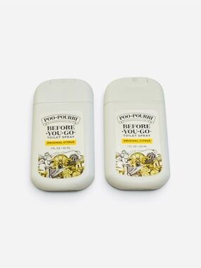 Poo-Pourri Original Citrus Pocket Toilet Spray Travel Size Bundle of 2